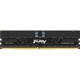 Kingston FURY Renegade Pro 128 GB DDR5-6400 (4x 32 GB) servergeheugen Zwart, KF564R32RBE2K4-128, RIMM, XMP 3.0, EXPO 1.1