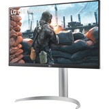 LG 27UP650P-W 27" 4K Ultra HD Monitor Zilver, 1x HDMI, 2x DisplayPort