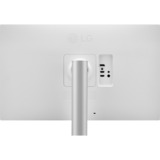 LG 27UP650P-W 27" 4K Ultra HD Monitor Zilver, 1x HDMI, 2x DisplayPort