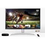 LG 27UP650P-W 27" 4K Ultra HD Monitor Zilver, 1x HDMI, 2x DisplayPort