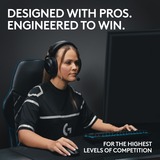 Logitech PRO X TKL, gaming toetsenbord Wit, US-International, GX Brown, 80% (TKL), RGB leds, PBT Doubleshot keycaps, 2,4 GHz / Bluetooth / USB-C