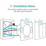 MEROSS MSS510 Smart Wi-Fi Wall Switch schakelaar Wit