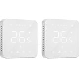 MEROSS MTS200W Smart Wi-Fi Thermostat for Boiler/Water Heating System, 2 stuks Wit