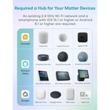 MEROSS Smart Wi-Fi Plug Mini stekkerdoos Wit