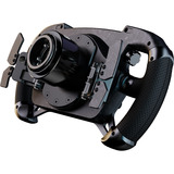 MOZA GS V2P GT stuurwiel + R12 V2 stuurbasis + SR-P Pedal Set (Throttle + Brake) Bundel Zwart, Basis, stuur en pedalen