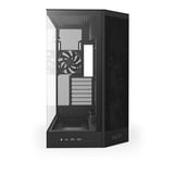 NZXT NZXT H9 Flow (2025) All Black midi tower behuizing Zwart (mat) | 2x USB-A | 1x USB-C | Window