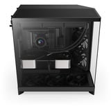 NZXT NZXT H9 Flow (2025) All Black midi tower behuizing Zwart (mat) | 2x USB-A | 1x USB-C | Window