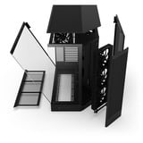 NZXT NZXT H9 Flow (2025) All Black midi tower behuizing Zwart (mat) | 2x USB-A | 1x USB-C | Window