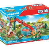 PLAYMOBIL City Life - Zwembadfeest met glijbaan Constructiespeelgoed 70987