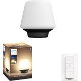 Philips HUE White Ambiance Wellness tafellamp ledlamp Wit/zwart, 2200K - 6500K, Dimbaar