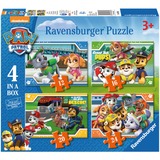 Ravensburger Paw Patrol - 4 in a box Puzzel 12, 16, 20 en 24 stukjes