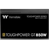 Thermaltake Toughpower GT 850W voeding  Zwart, 1x 12VHPWR, 4x PCIe, Kabelmanagement
