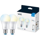 WiZ Lamp A60 E27 x2 ledlamp Wifi + Bluetooth protocol, 2 stuks