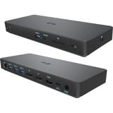 i-tec USB-C/Thunderbolt Triple Display Docking Station + Power Delivery 100W Zwart