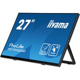 iiyama ProLite T2755QSC-B1 27" touchscreen monitor Zwart, Touch, HDMI, DisplayPort, USB, Audio 