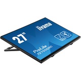 iiyama ProLite T2755QSC-B1 27" touchscreen monitor Zwart, Touch, HDMI, DisplayPort, USB, Audio 