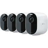 Arlo Essential Spotlight Camera (4 stuks) Wit/zwart, WLAN, Full HD