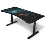 Arozzi Arena Gaming Desk - Omega Zwart/lichtblauw