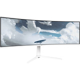 Arozzi Nova Curved 49" UltraWide gaming monitor Wit, 165 Hz, 1x DisplayPort, 2x HDMI, 1x USB-C, Audio, Adaptive Sync
