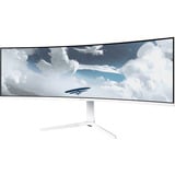 Arozzi Nova Curved 49" UltraWide gaming monitor Wit, 165 Hz, 1x DisplayPort, 2x HDMI, 1x USB-C, Audio, Adaptive Sync