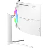 Arozzi Nova Curved 49" UltraWide gaming monitor Wit, 165 Hz, 1x DisplayPort, 2x HDMI, 1x USB-C, Audio, Adaptive Sync