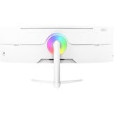 Arozzi Nova Curved 49" UltraWide gaming monitor Wit, 165 Hz, 1x DisplayPort, 2x HDMI, 1x USB-C, Audio, Adaptive Sync
