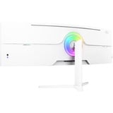 Arozzi Nova Curved 49" UltraWide gaming monitor Wit, 165 Hz, 1x DisplayPort, 2x HDMI, 1x USB-C, Audio, Adaptive Sync