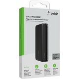 Belkin BoostCharge - Magnetische draagbare draadloze 10.000mAh-lader powerbank Zwart, MagSafe, USB-C
