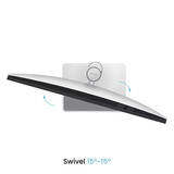 BenQ MA270UP voor MacBook 27" 4K UHD monitor Zilver, HDMI, USB-A, USB-C, Audio