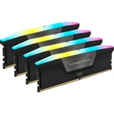 Corsair 64 GB DDR5-5600 Quad-Kit werkgeheugen Zwart, CMH64GX5M4B5600Z36, Vengeance RGB, EXPO