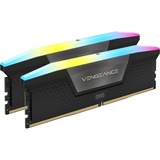 Corsair 64 GB DDR5-6000 Kit werkgeheugen Zwart, CMH64GX5M2B6000Z40, Vengeance RGB, EXPO