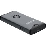 DeLOCK Externe behuizing voor M.2 NVMe SSD met USB-C 40 Gbps Grijs/zwart, met ventilator