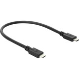 DeLOCK Externe behuizing voor M.2 NVMe SSD met USB-C 40 Gbps Grijs/zwart, met ventilator