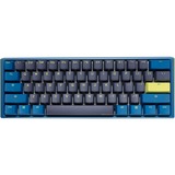 Ducky One 3 Daybreak Mini, toetsenbord Blauw/geel, US lay-out, Cherry MX RGB Brown, RGB leds, PBT Double Shot, hot swap