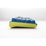 Ducky One 3 Daybreak Mini, toetsenbord Blauw/geel, US lay-out, Cherry MX RGB Brown, RGB leds, PBT Double Shot, hot swap
