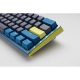 Ducky One 3 Daybreak Mini, toetsenbord Blauw/geel, US lay-out, Cherry MX RGB Brown, RGB leds, PBT Double Shot, hot swap