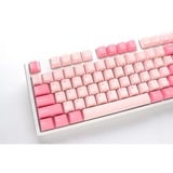 Ducky One 3 Gossamer Pink, toetsenbord Wit/roze, US lay-out, Cherry MX Brown, Double-shot PBT, Hot-swappable, QUACK Mechanics