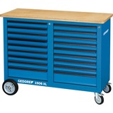 GEDORE Gereedschapskar 1,25m 2x9Lades gereedschapswagen blauw