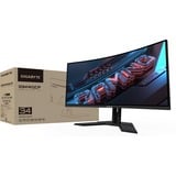 GIGABYTE G34WQCP 34" UltraWide gaming monitor Zwart, 2x HDMI, 2x DisplayPort, 180 Hz