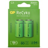 GP Batteries ReCyko C, Baby oplaadbare batterij Groen, 2 stuks