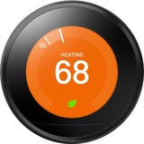 Google Nest Learning Thermostat Zwart