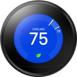 Google Nest Learning Thermostat Zwart