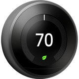 Google Nest Learning Thermostat thermostaat Zwart