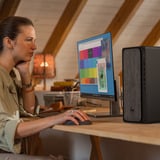 HP OmniDesk M02-0035nd (B8EM3EA) pc-systeem Zwart/grijs | R7 8700G | Radeon Graphics | 16 GB | 512 GB SSD