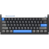 Iqunix EZ60 Magnetic Switch Gaming HE Keyboard, gaming toetsenbord Zwart/blauw, US lay-out, US-International, Gateron Star Trail, 60%, RGB, Double Shot PBT Keycaps