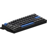 Iqunix EZ60 Magnetic Switch Gaming HE Keyboard, gaming toetsenbord Zwart/blauw, US lay-out, US-International, Gateron Star Trail, 60%, RGB, Double Shot PBT Keycaps