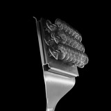 Kamado Joe Krafted Stalen Grillborstel grillreinigingsborstel Rood