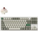 Keychron Q3 Max-P3 RGB mechanisch toetsenbord Wit, US lay-out (QWERTY), Gateron Jupiter Brown, 80% (TKL)	, RGB leds, KSA double-shot PBT, hot swap, Knob, 2.4GHz | Bluetooth 5.1 | USB-C