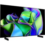 LG OLED42C35LA 42" Ultra HD OLED-tv Zwart, 4x HDMI, 3x USB, Optisch, CI, Bluetooth, LAN, WLAN, HDR, Dolby Vision