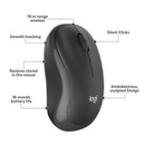 Logitech MK295 Silent draadloze desktopset Zwart, US-International lay-out (QWERTY), 100%